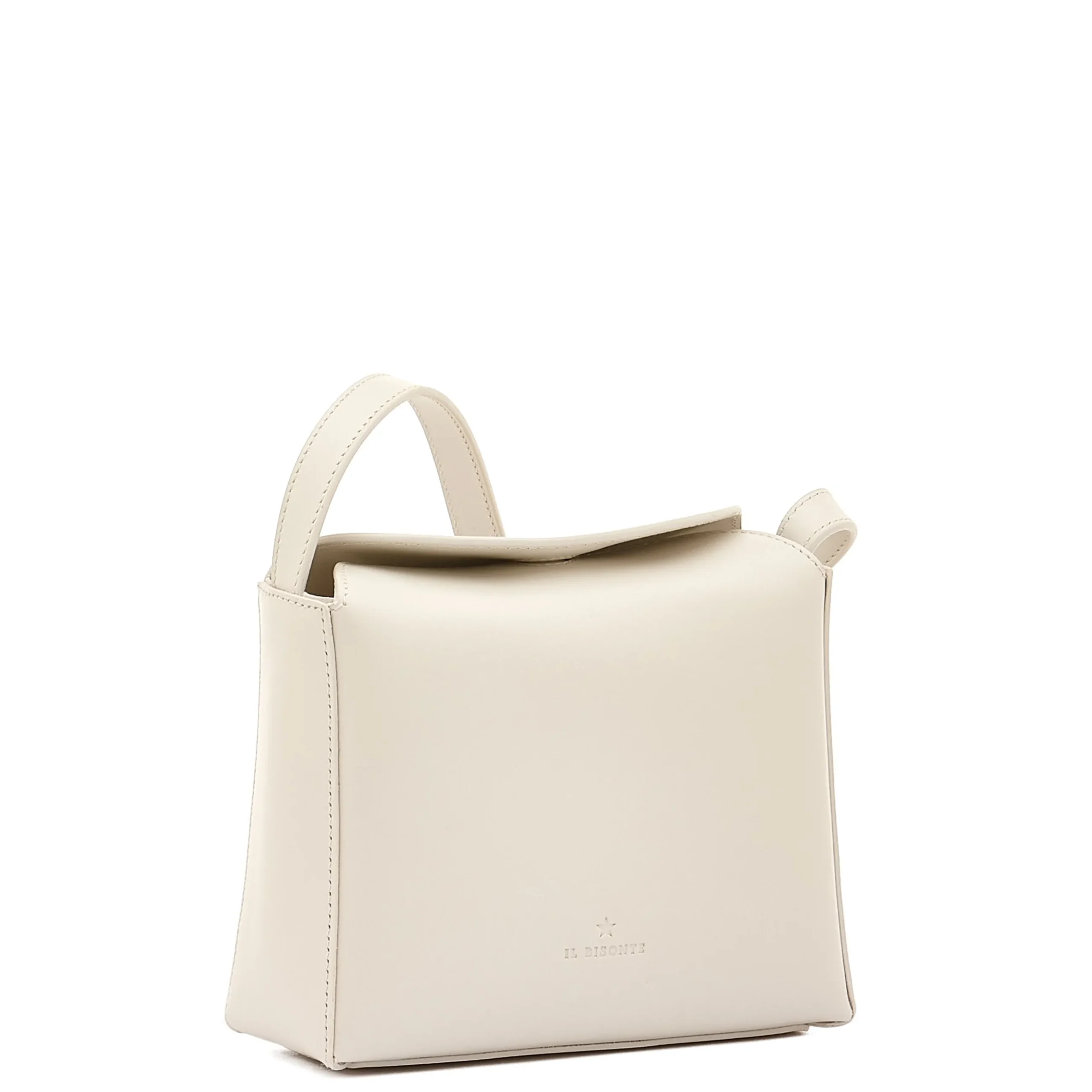 Maggio Women's crossbody bag in leather color white seal