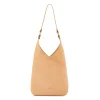 Malibu Women's shoulder bag in leather color natural