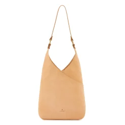 Malibu Women's shoulder bag in leather color natural