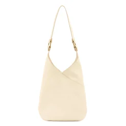Malibu Women's shoulder bag in leather color milk