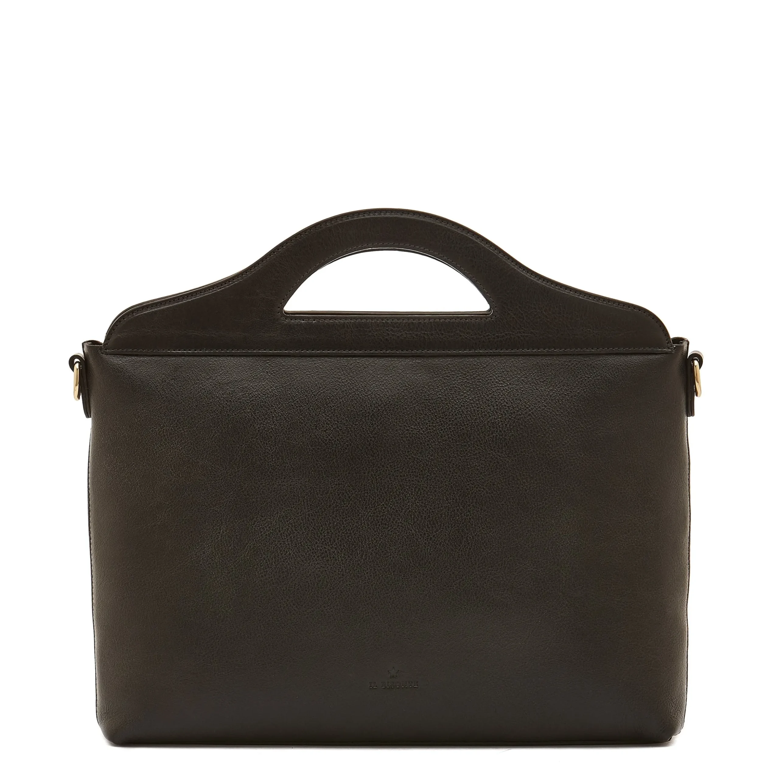 Manhattan Women's handbag in leather color black