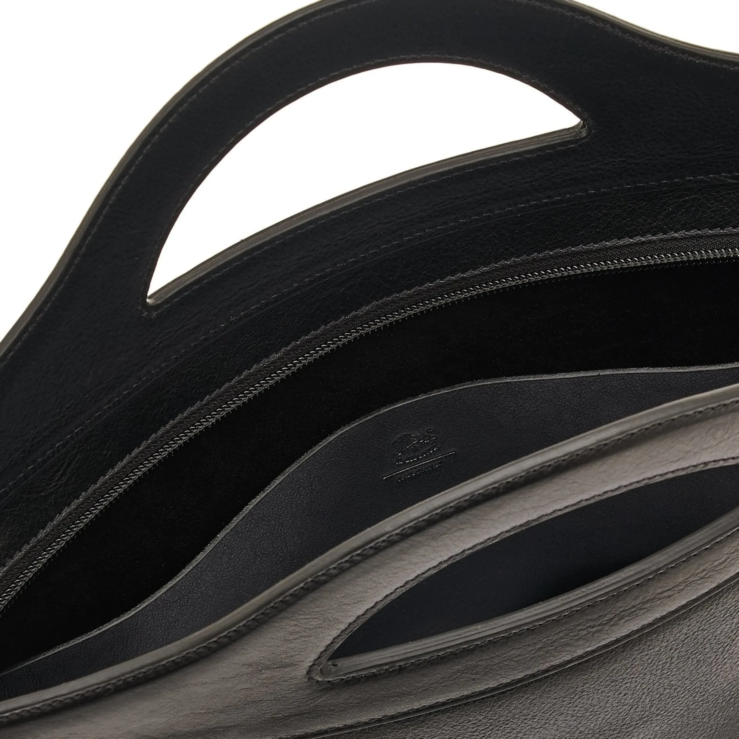 Manhattan Women's handbag in leather color black