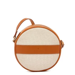 Marini Women's crossbody bag in fabric color natural / caramel
