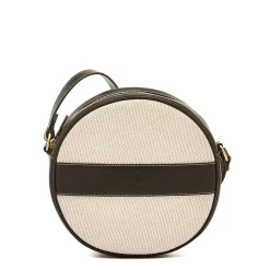 Marini Women's crossbody bag in fabric color natural / black