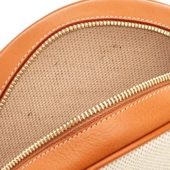 Marini Women's crossbody bag in fabric color natural / caramel