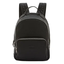 Meleto Men's backpack in vintage leather color black