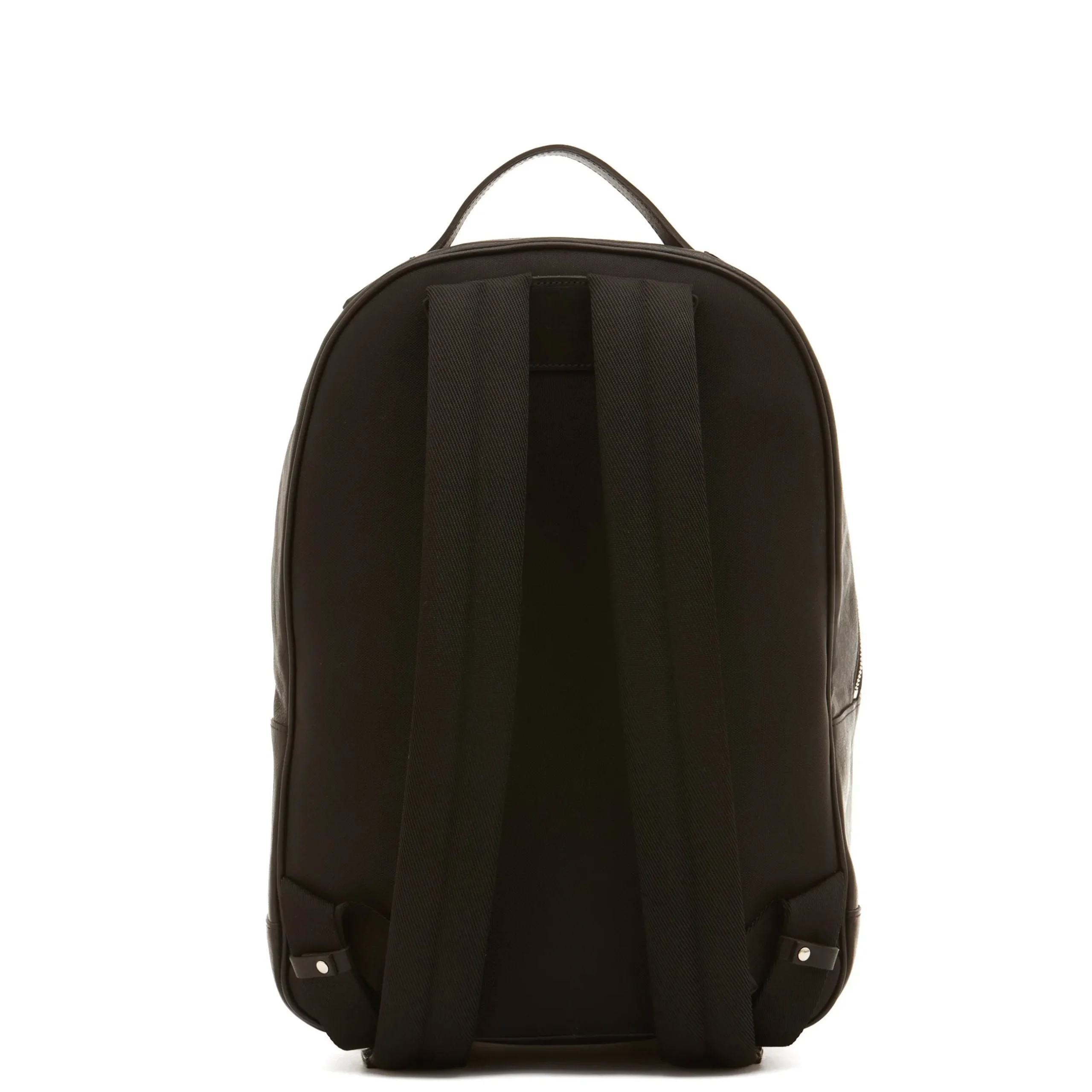 Meleto Men's backpack in leather color black