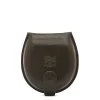 Men's coin purse in leather color black