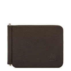 Men's wallet in vintage leather color black