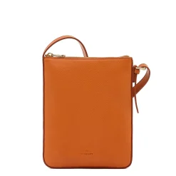 Modulo Women's crossbody bag in leather color caramel
