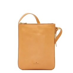 Modulo Women's crossbody bag in leather color natural