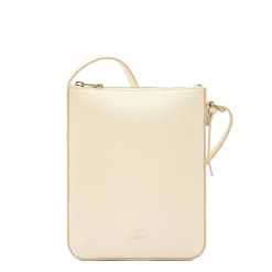 Modulo Women's crossbody bag in leather color white
