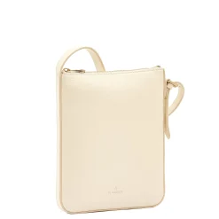Modulo Women's crossbody bag in leather color white
