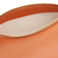 Modulo Women's crossbody bag in leather color caramel