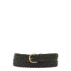 Nina Women's belt in leather color black