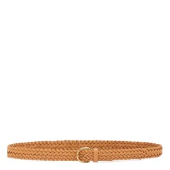 Nina Women's belt in leather color natural