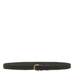 Nina Women's belt in leather color black