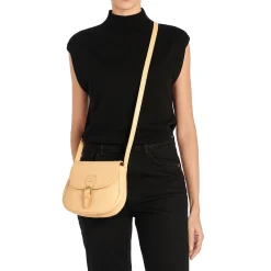 Novecento Women's crossbody bag in leather color natural