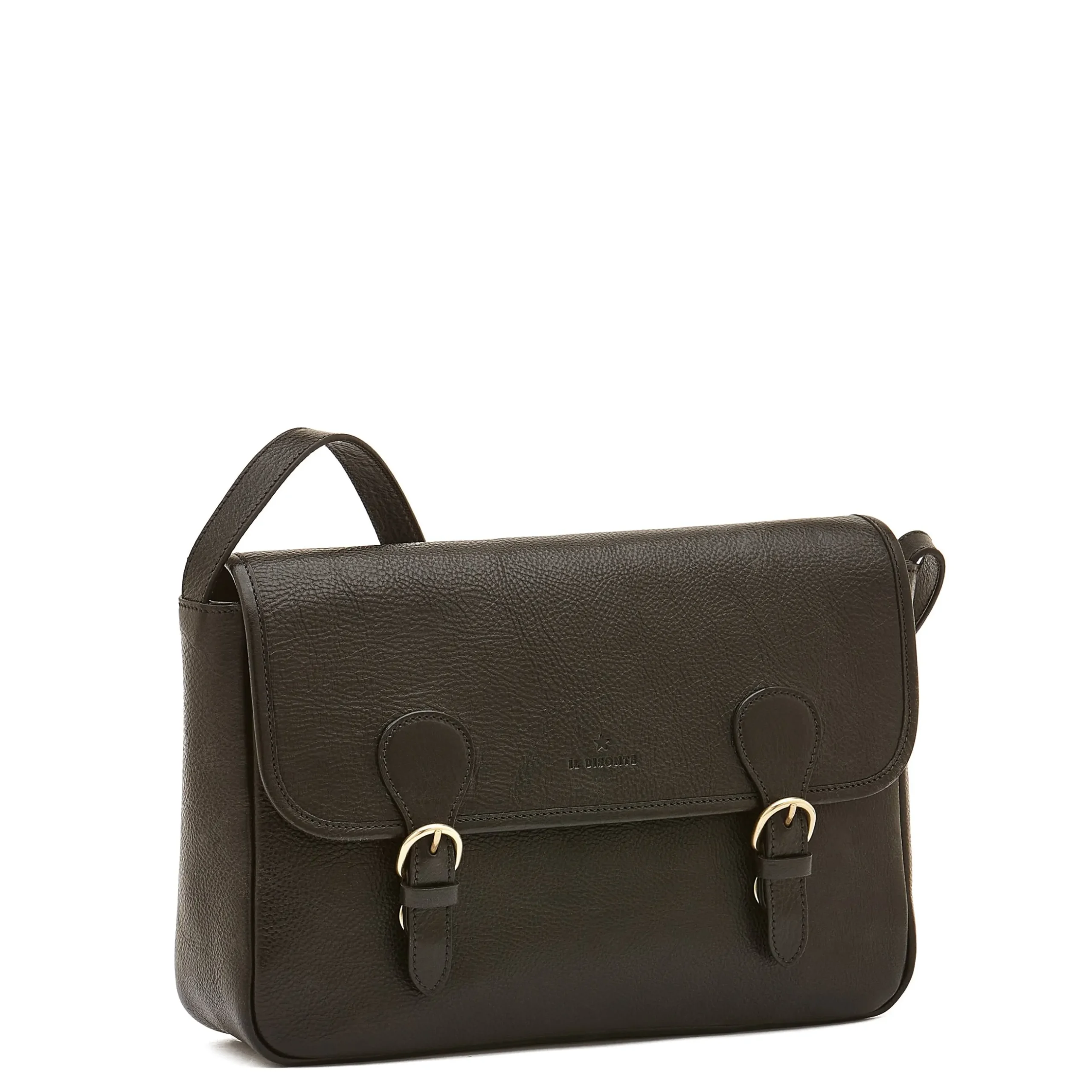 Novecento Women's messenger in leather color black
