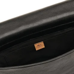 Novecento Women's messenger in leather color black