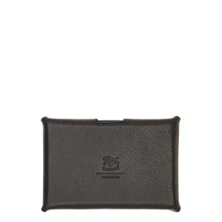 Office & business Business card holder in leather color black