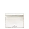 Oliveta Women's small wallet in metallic leather color metallic silver