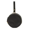 Oliveta Women's coin purse in leather color black