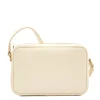 Oliveta Women's crossbody bag in leather color milk