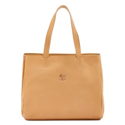 Opale Women's handbag in leather color natural