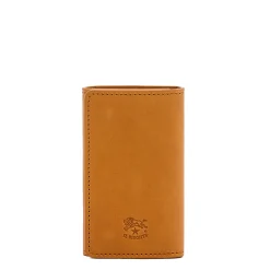 Oriuolo Men's keyring in vintage leather color natural