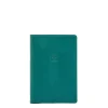 Passport holder in leather color polinesia