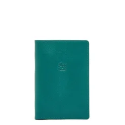 Passport holder in leather color polinesia