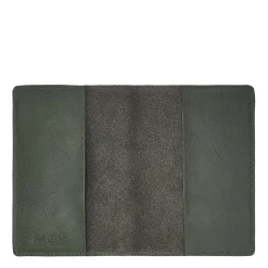 Passport holder in leather color grafite