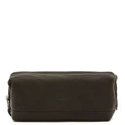 Populonia Men's case in vintage leather color black