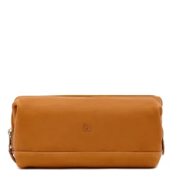 Populonia Men's case in vintage leather color natural