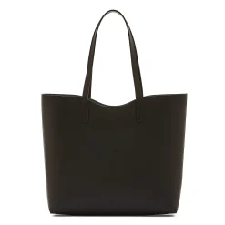 Roseto Women's tote bag in leather color black