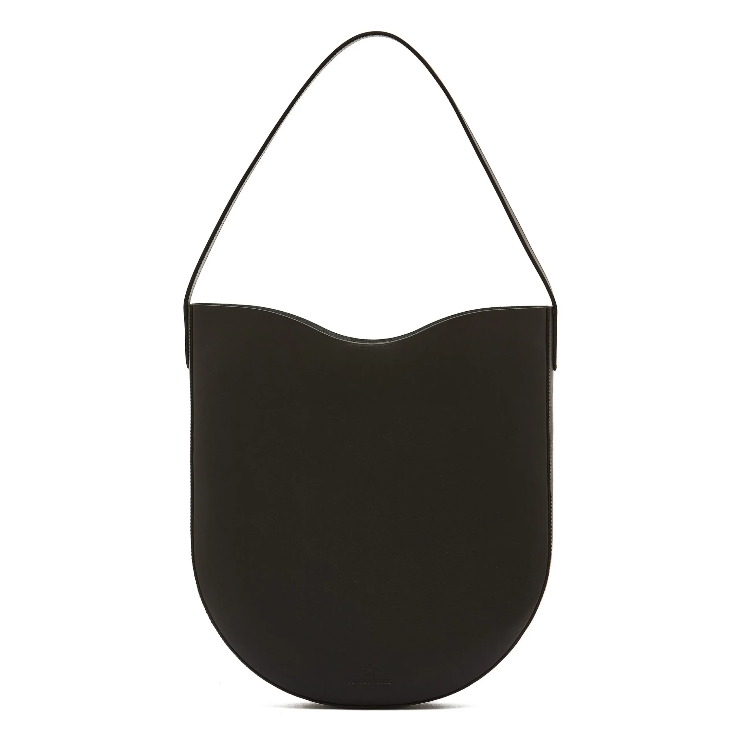 Roseto Women's hobo in leather color black