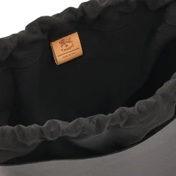 Roseto Women's bucket bag in leather color black