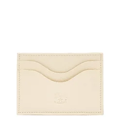 Salina Card case in leather color milk