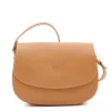 Salina Women's crossbody bag in leather color natural