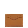 Salina Card case in leather color gianduia