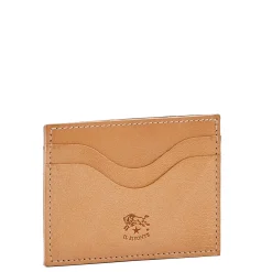 Salina Card case in leather color natural