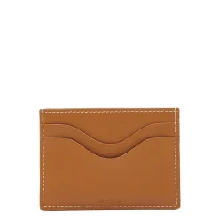 Salina Card case in leather color gianduia