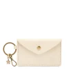 Scarlino Women's keyring in leather color milk