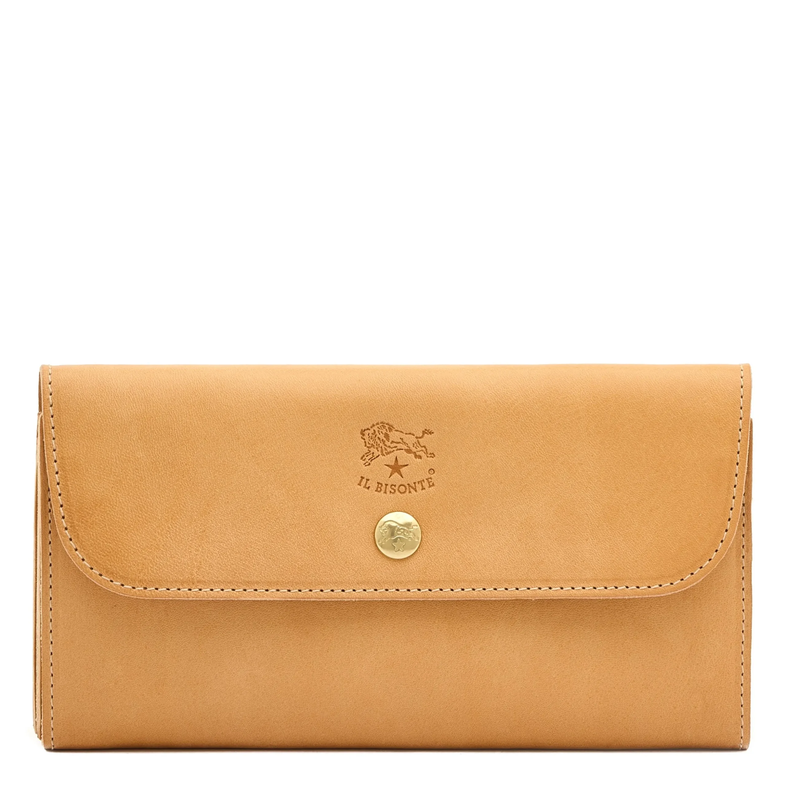 Siena Women's continental wallet in leather color natural