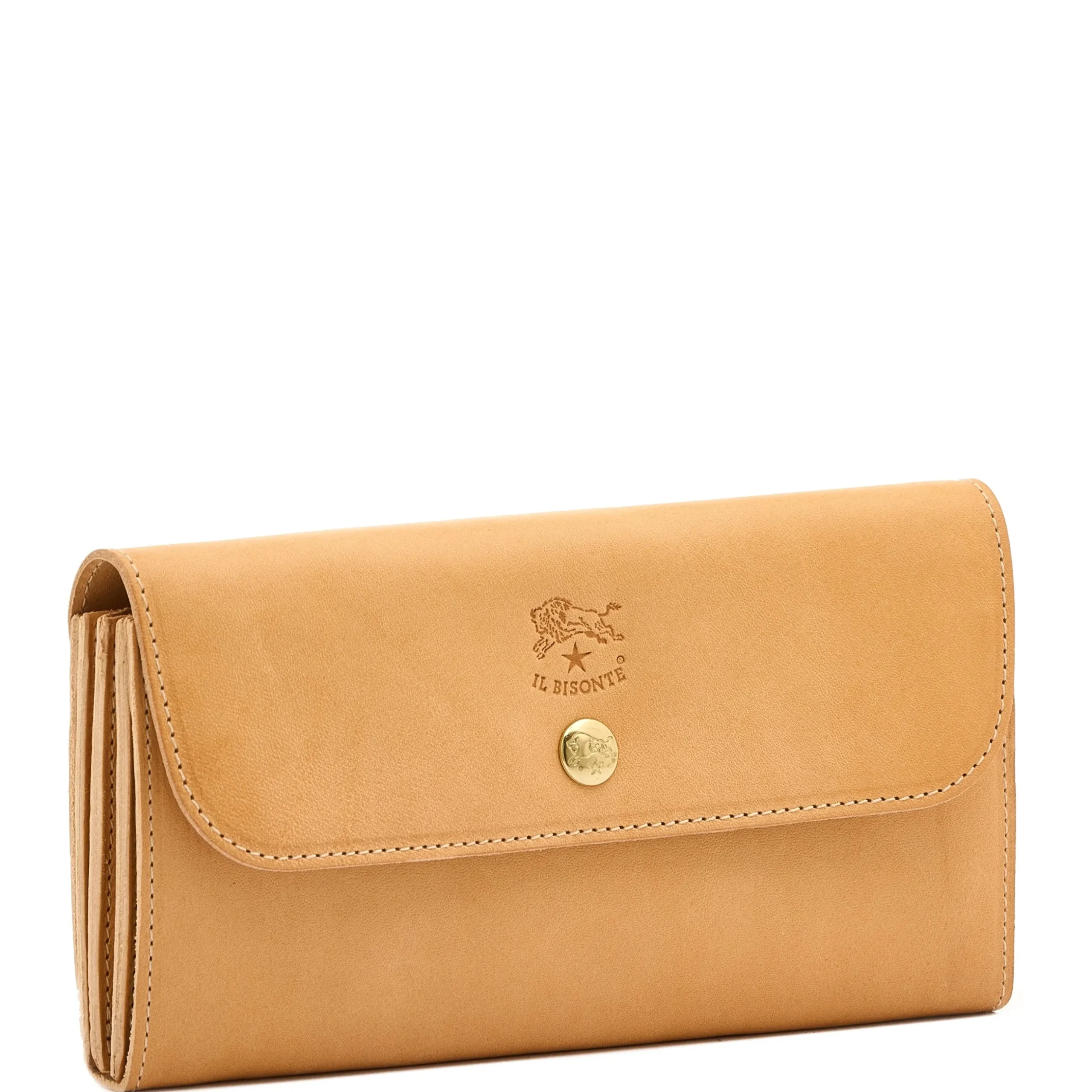 Siena Women's continental wallet in leather color natural