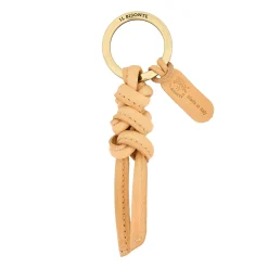 Snodo Women's keyring in leather color natural