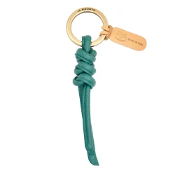 Snodo Women's keyring in leather color polinesia
