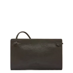 Snodo Women's crossbody bag in vintage leather color black