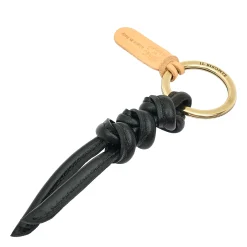 Snodo Women's keyring in leather color black